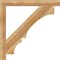 Ekena Millwork Balboa Block Rough Sawn Bracket, Western Red Cedar, 4"W x 42"D x 42"H BKT04X42X42BOA05RWR - alternate 2